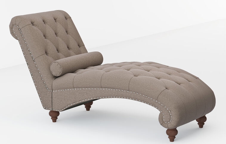 Homelegance Bonne Chaise w/ Bolster pillow image number 4
