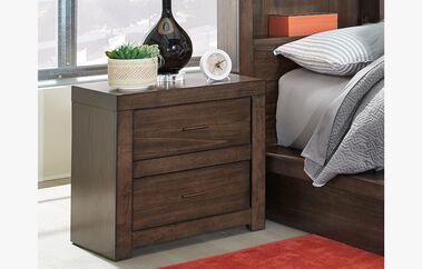 Aspen Home Modern Loft 2 Drawer NightStand