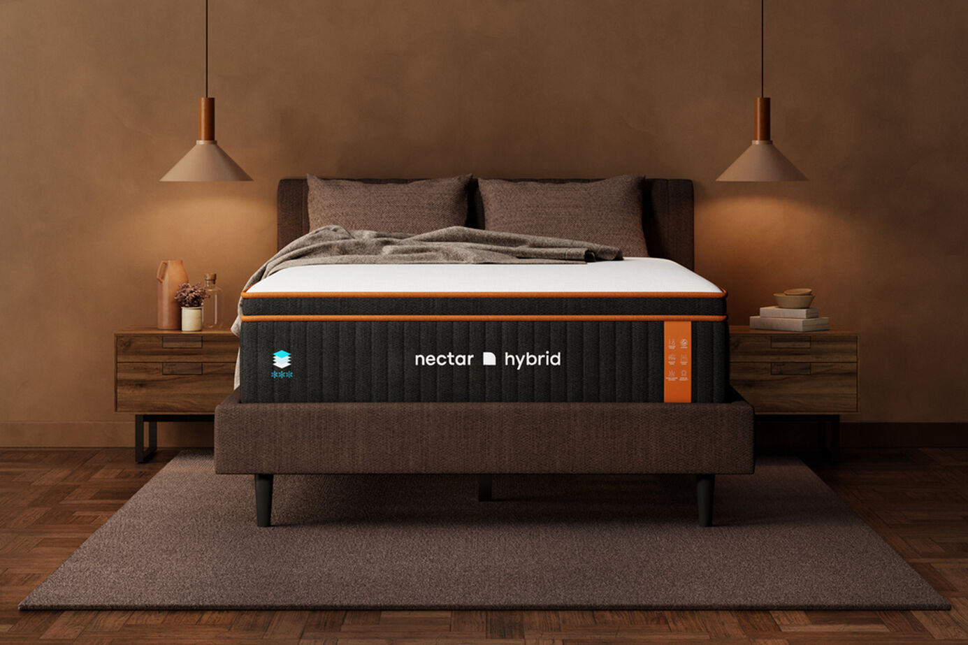 Nectar Premier Copper Hybrid Medium Mattress 14" image number 4