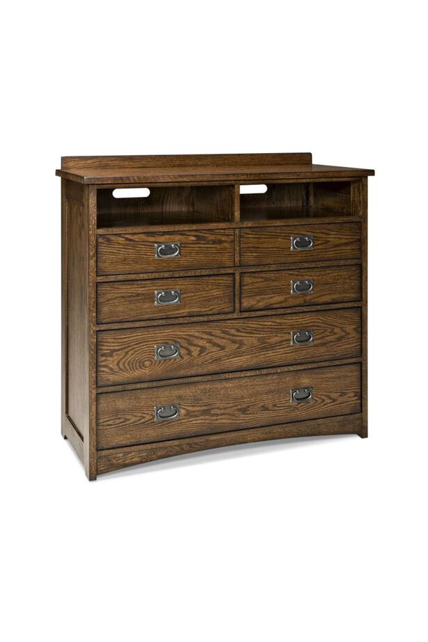 Intercon Oak Park 5 Drawer Media Chest image number 0