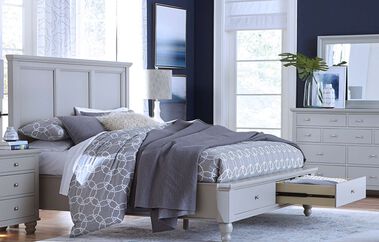 Aspen Home Cambridge Framed Panel Bed with Storage