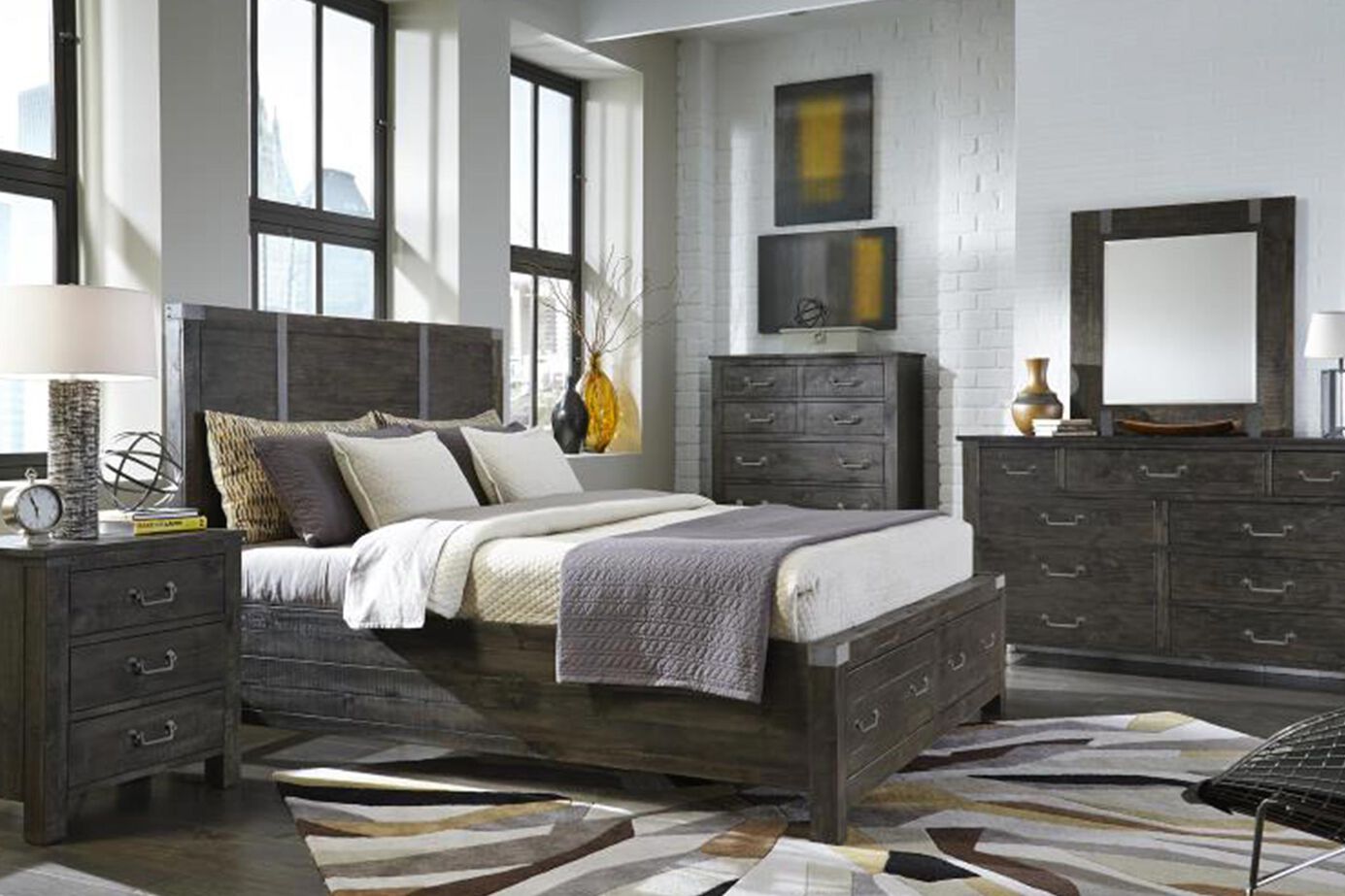 Magnussen Abington Panel Storage Bed Complete image number 0