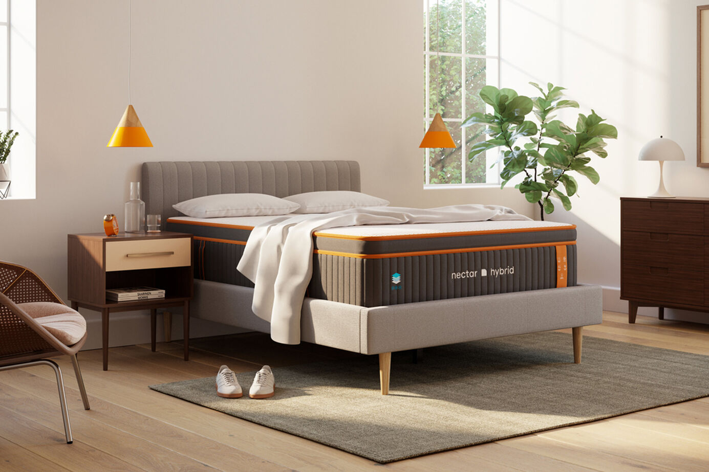 Nectar Premier Copper Hybrid Medium Mattress 14" image number 0