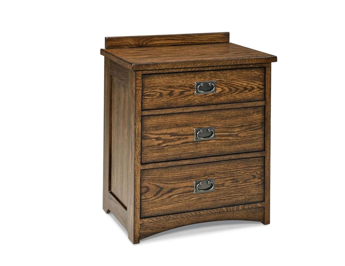 Intercon Oak Park 3 Drawer Nightstand image number 0