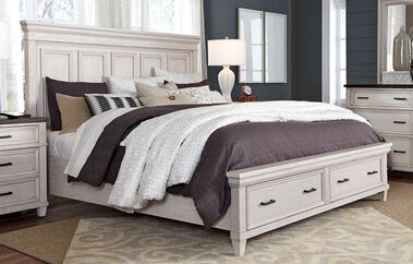 Aspen Home Caraway Panel Bed Complete with Storage