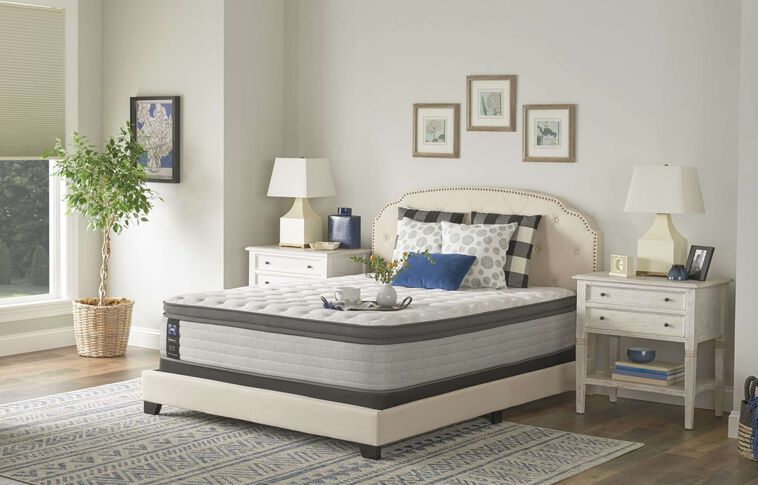 Sealy PosturePedic Cedar Court Medium Euro Pillow Top Mattress 14" image number 0