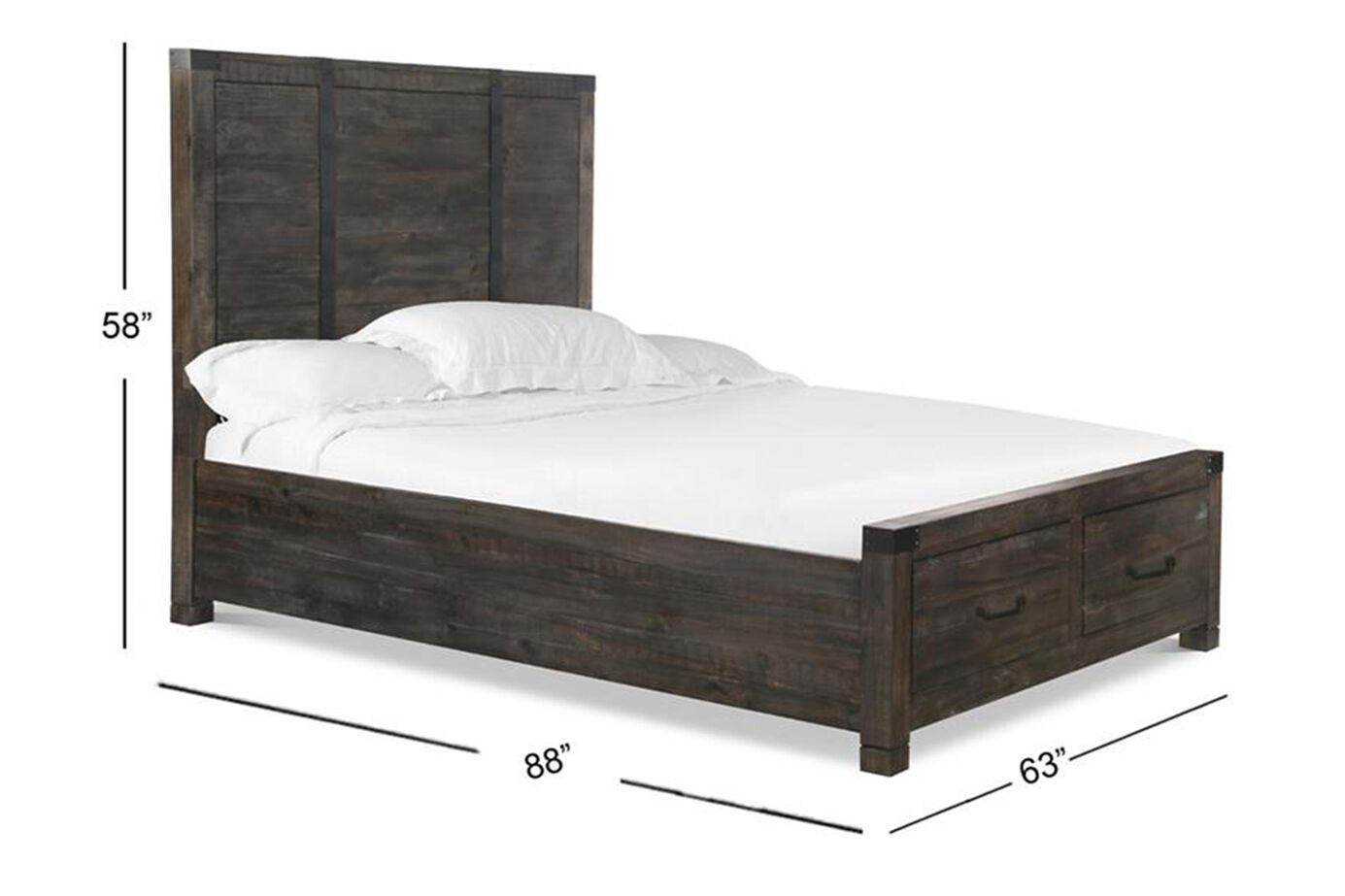 Magnussen Abington Panel Storage Bed Complete image number 1