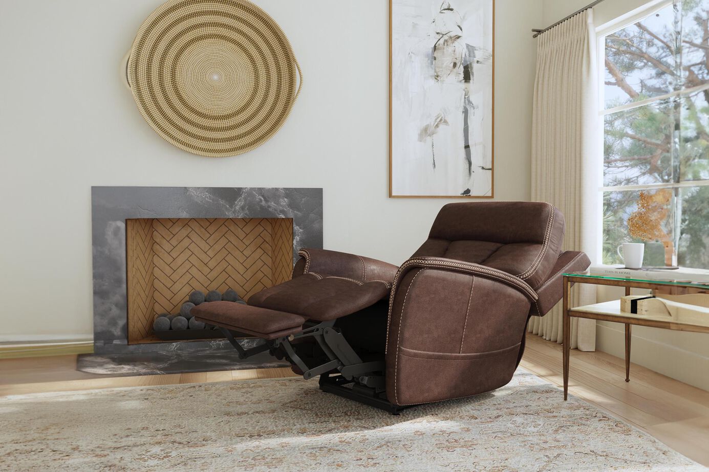 Flexsteel Latitudes Atlas Power Lift Recliner with Power Headrest and Lumbar image number 3