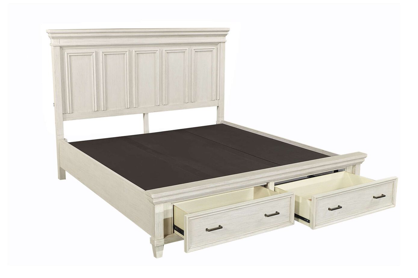 Aspen Home Caraway Panel Bed Complete with Storage image number 2
