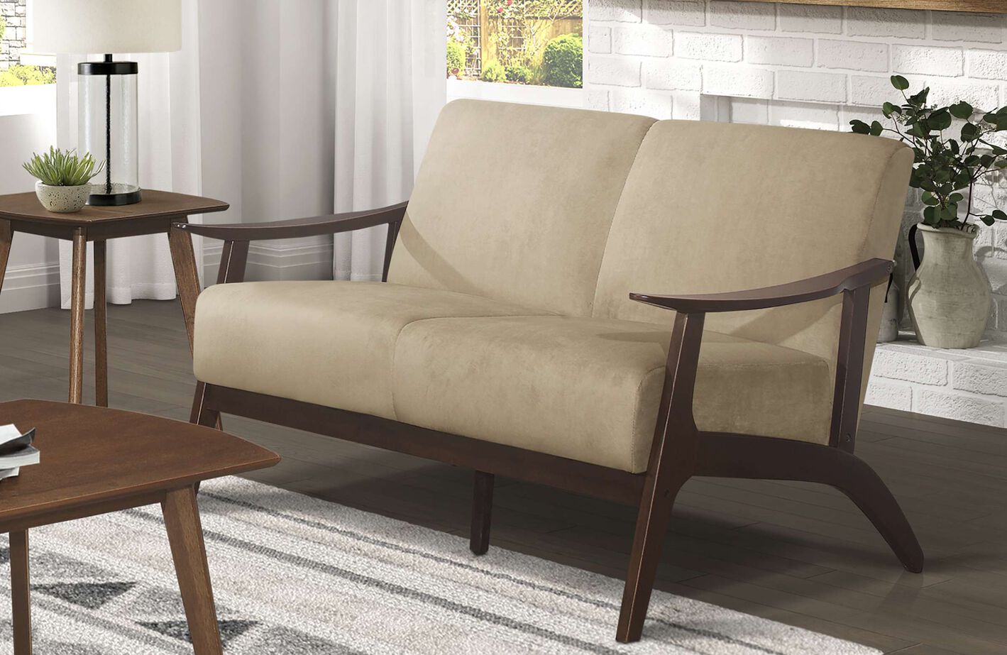 Homelegance Carlson Loveseat image number 0