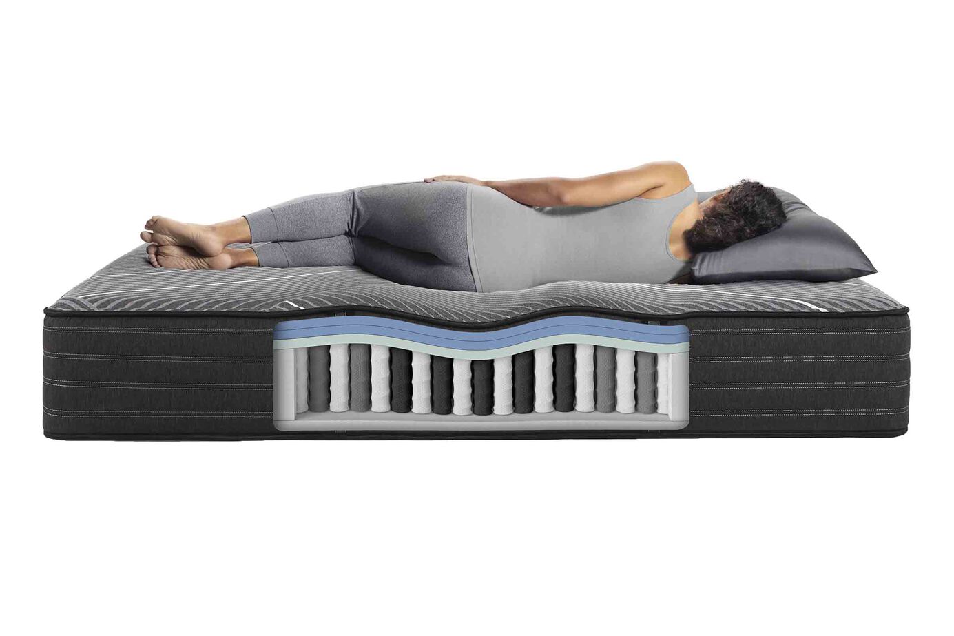 Beautyrest Black Hybrid BX-Class Plush Mattress 12.5" image number 2