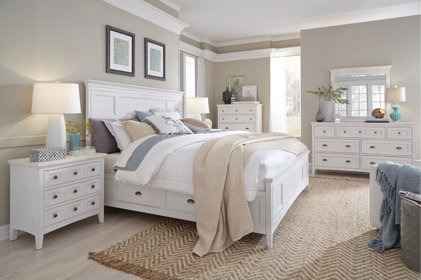 Magnussen Heron Cove Panel Bed image number 0