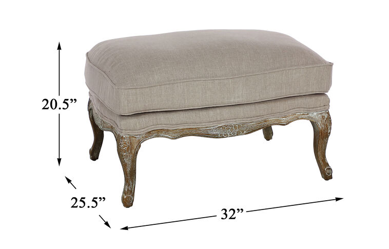 Homelegance Parlier Ottoman image number 1