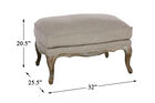 Homelegance Parlier Ottoman