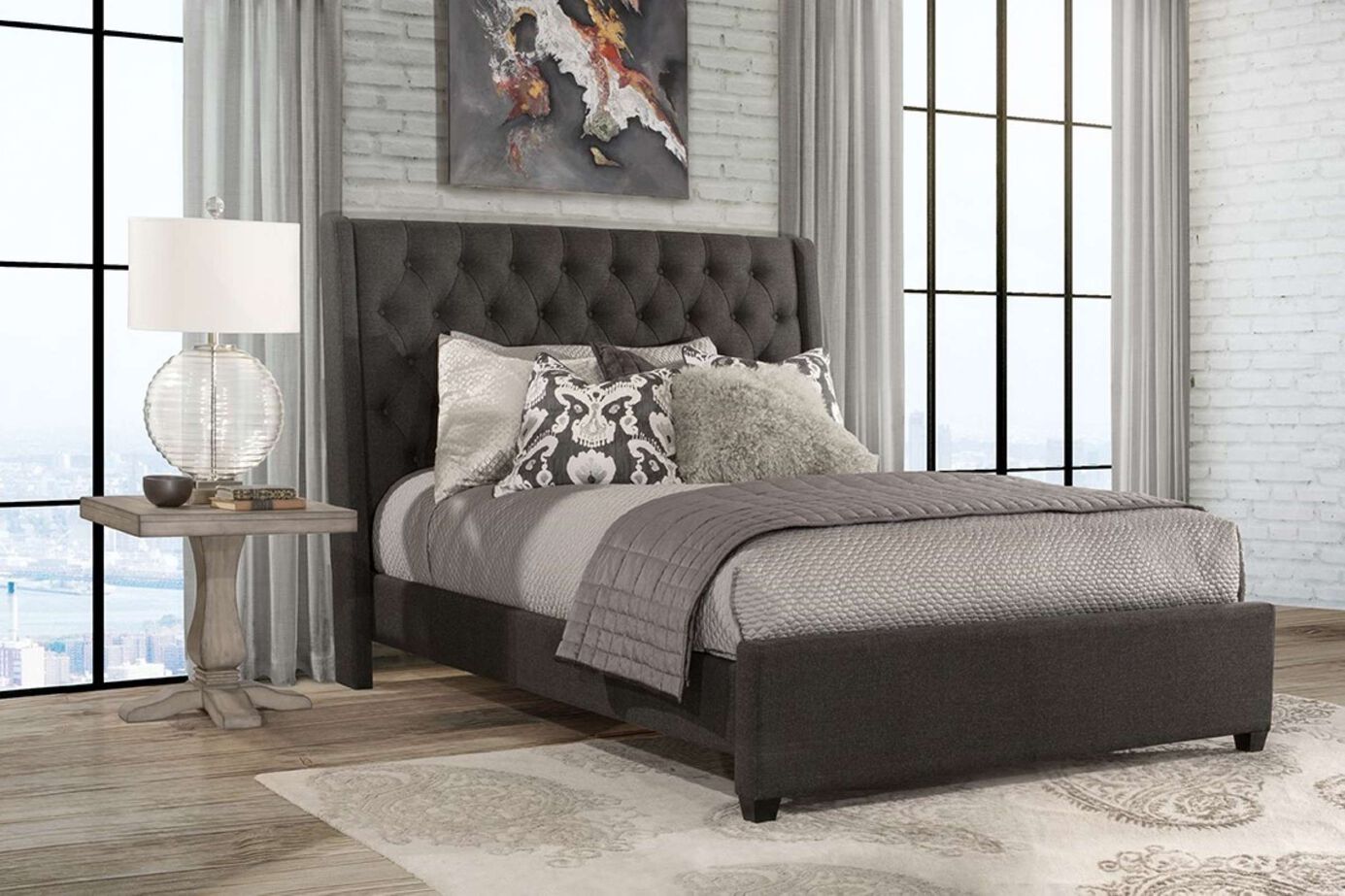 Hillsdale House Churchill Upholstered Bed image number 0