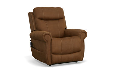Flexsteel Stewart Power Lift Recliner with Power Headrest and Lumbar
