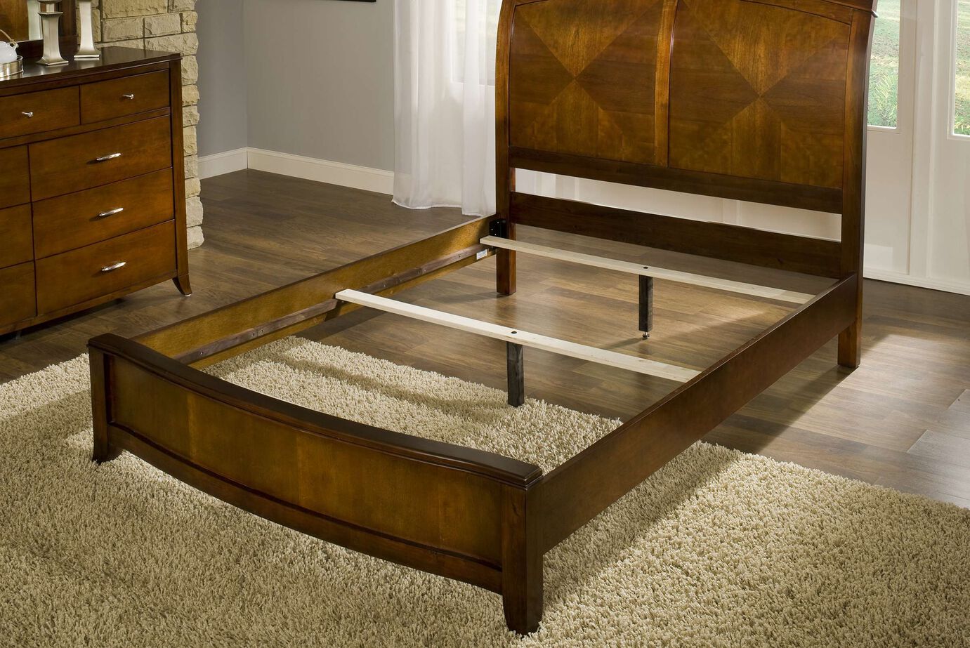 Modus Brighton Sleigh Bed Complete image number 1