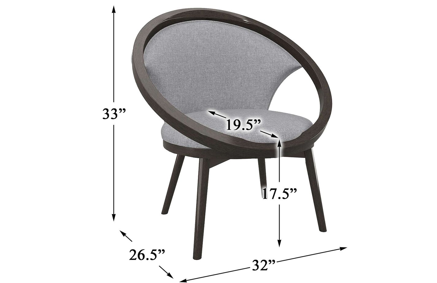 Homelegance Lowery Accent Chair image number 1