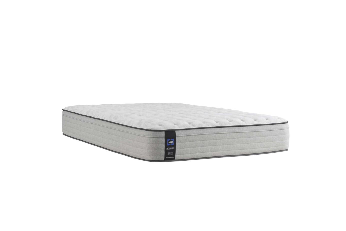 Sealy PosturePedic Cedar Court Firm Faux Euro-Top Mattress 13" image number 1