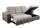 Homelegance Alfio Sectional with pullout bed and hidden storage