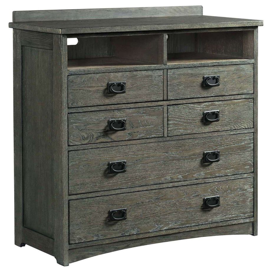 Intercon Oak Park 5 Drawer Media Chest image number 0