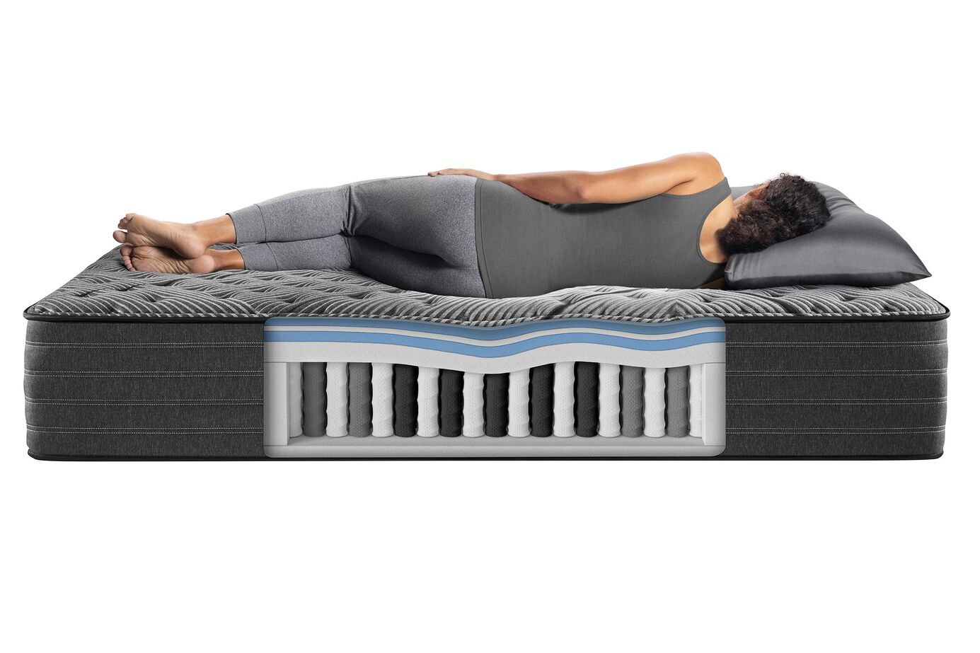 Beautyrest Black L-Class Firm Tight Top Mattress 13.75" image number 2