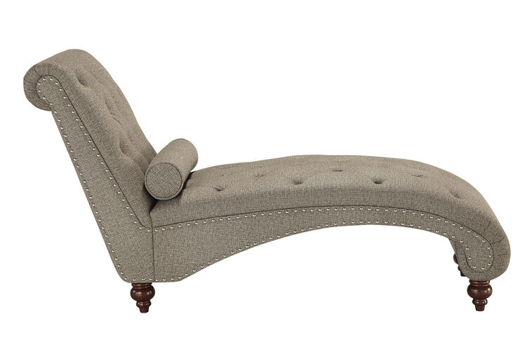 Homelegance Bonne Chaise w/ Bolster pillow image number 3