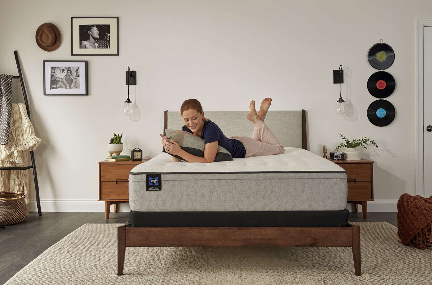 Sealy Essentials Winter Green Medium Euro Top Mattress 12" for USD 379.00