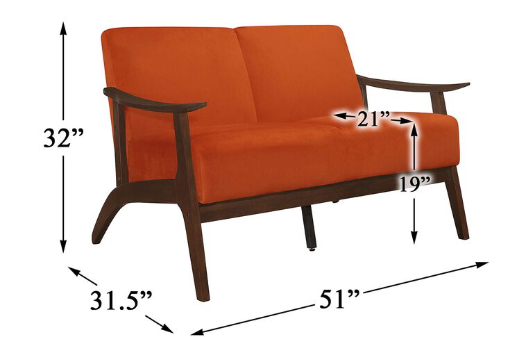 Homelegance Carlson Loveseat image number 1