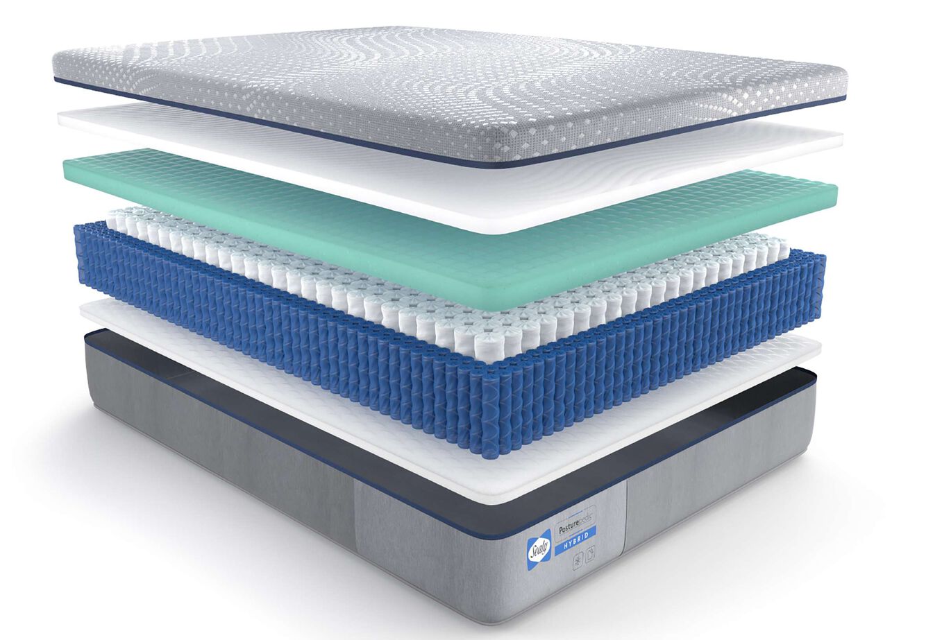 Sealy PosturePedic Hybrid Lacey Soft Mattress 13" image number 2
