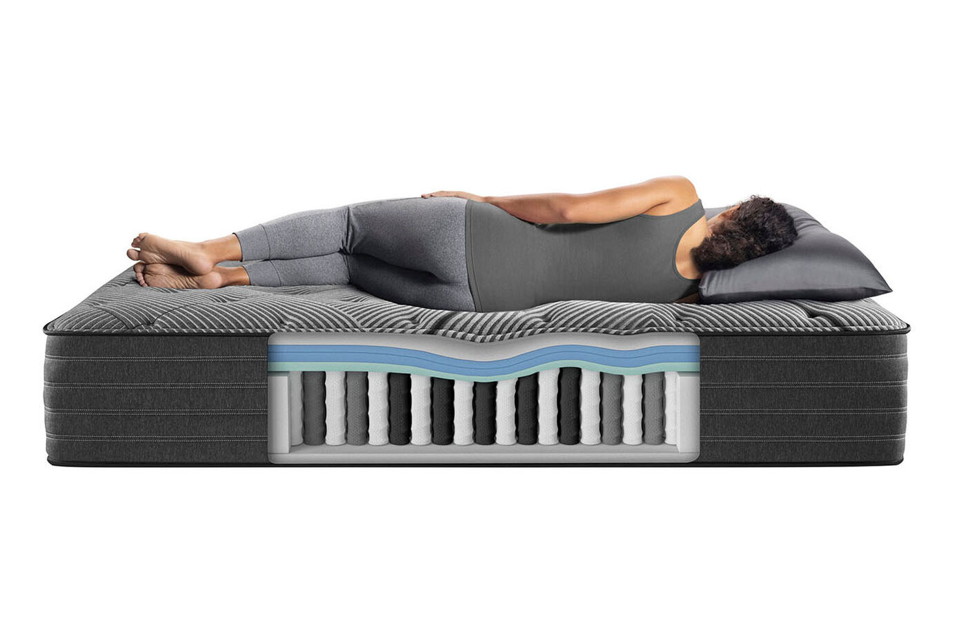 Beautyrest Black L-Class Medium Tight Top Mattress 13.5" image number 2