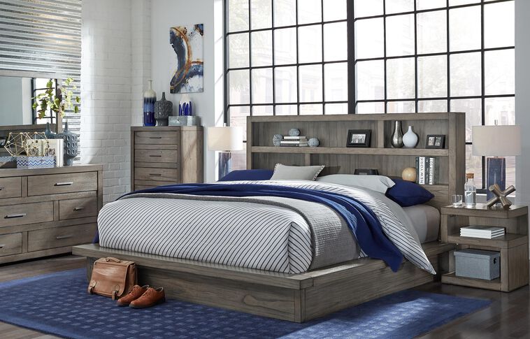 Aspen Home Modern Loft Platform Bed image number 0