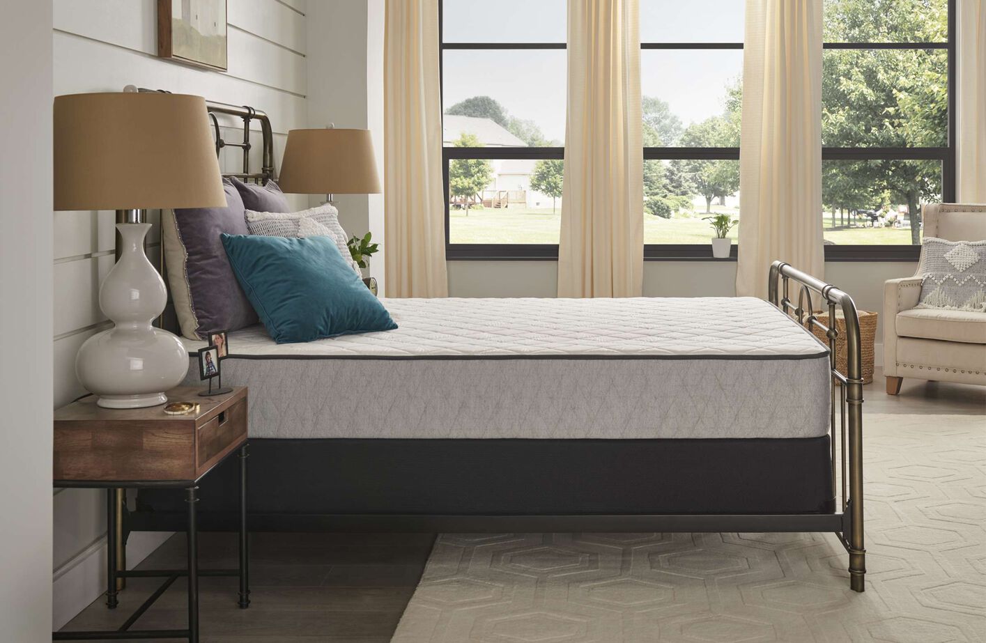 Sealy Sealy Essentials Spring Autumn Ash Plush Mattress 10.5" image number 1