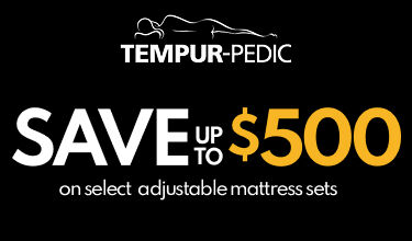 Tempur-Pedic New Year Event Save up to $500 on select adjustable mattress sets