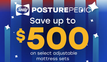 Memorial Day Sealy Save up to $500 on select mattresses & sets