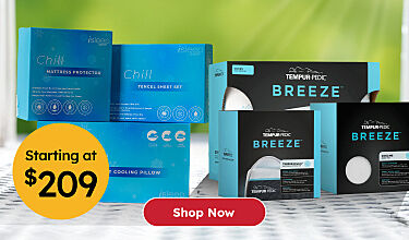 Get cooler sleep tonight with cooling bedding from Mancini's Sleepworld.