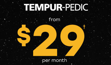Tempur-Pedic from $29 per month