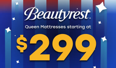 Beautyrest Mattresses starting at $299 queen