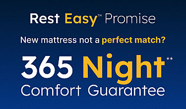 Only Mancini's Sleepworld offers a 365-Night Comfort Guarantee, so you can rest easy with confidence in your purchase.**