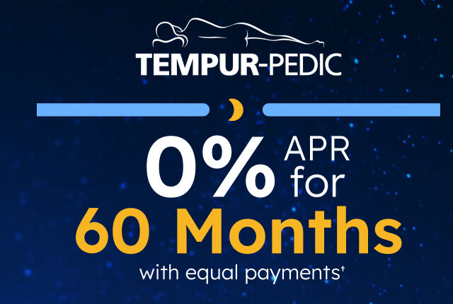 Tempur-Pedic 0% APR for 6 Months