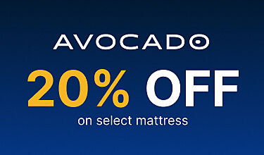 Save 20% on select Avocado mattresses