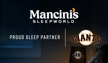 Mancini's Sleepworld is now the Proud Sleep Partner of the San Francisco Giants!