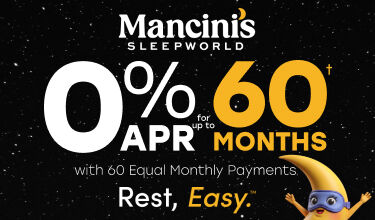 Get 0% APR Financing for up to 60 months with 60 Equal Monthly Payments