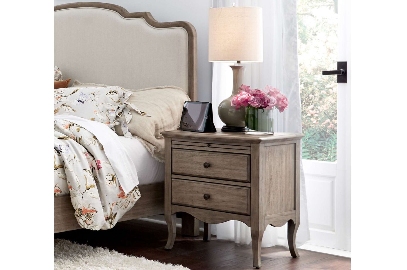 Aspen Home Provence 2 Drawer Nightstand image number 0