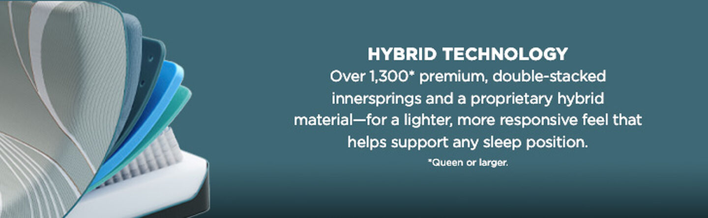 Tempur-Pedic TEMPUR-LuxeBreeze 2.0 Medium Hybrid Mattress 13" image number 0