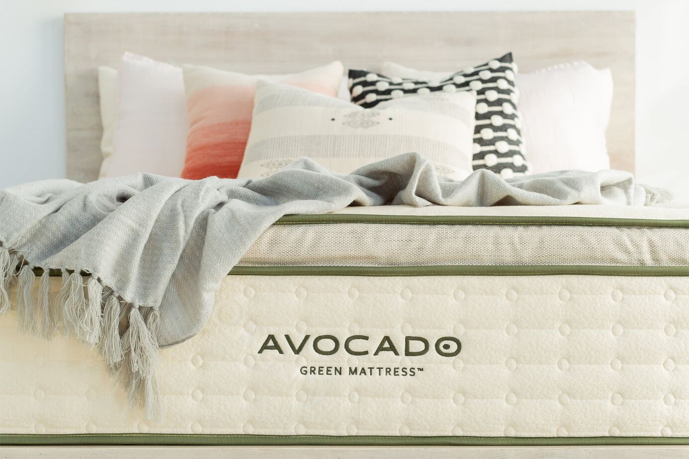 Avocado Green Hybrid Plush Pillow Top Mattress 13" image number 1