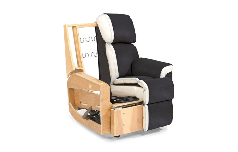 Flexsteel MOV 360 View Swivel Power Recliner w/Power Headrest And Lumbar image number 4