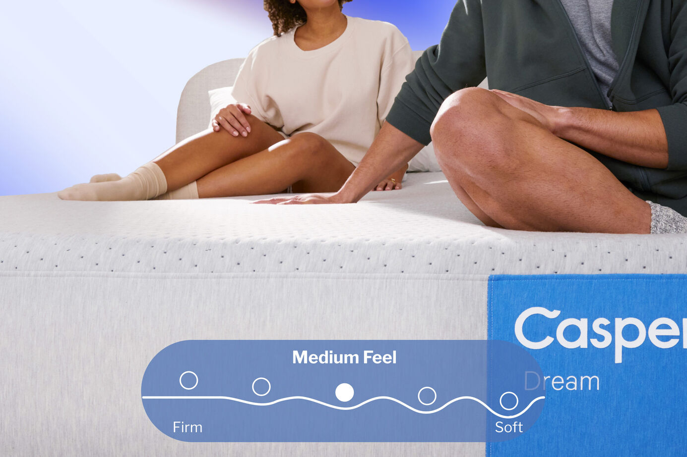 Casper Dream  Medium Firm Mattress 12" image number 3