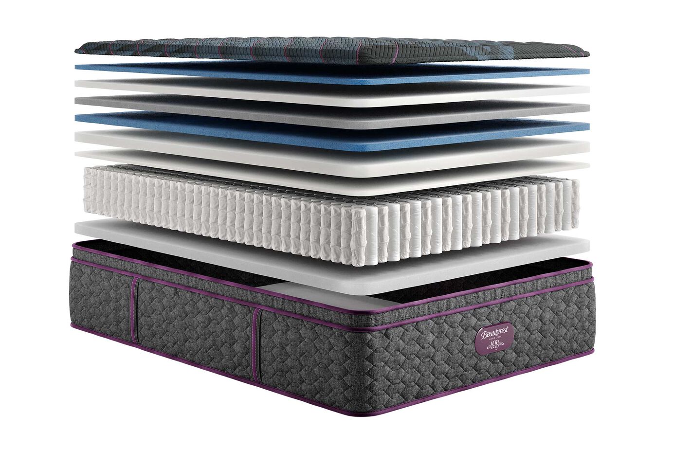 Beautyrest World Class Level 3 Medium Pillow Top Mattress 15.75" image number 1