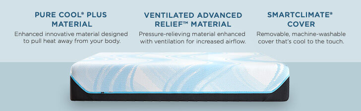 Tempur-Pedic TEMPUR-LuxeBreeze 2.0  Soft Mattress 13"